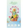 Bozhi 81138 HỘP NHẠC THIÊN ĐƯỜNG ĐẦY MÀU SẮC bộ đồ chơi xếp lắp ráp ghép mô hình FLOWER FERRIS WHEEL MUSIC BOX 364 khối