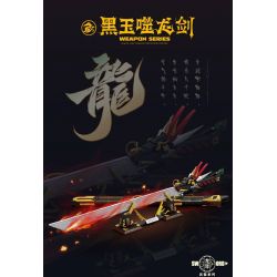 Bozhi 88047 THANH KIẾM ĂN RỒNG NGỌC ĐEN bộ đồ chơi xếp lắp ráp ghép mô hình WEAPON 998 khối