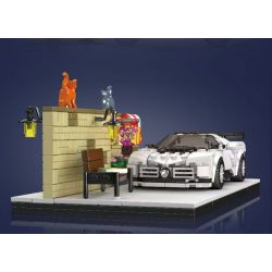 MouldKing 24065 Mould King 24065 SIÊU XE CENTODIECI TRÊN ĐƯỜNG PHỐ bộ đồ chơi xếp lắp ráp ghép mô hình Technic STREET SIDE CENTODIECI Kỹ Thuật Công Nghệ Cao Mô Hình Phương Tiện 588 khối