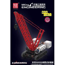 MouldKing 17046 Mould King 17046 CẦN CẨU BÁNH XÍCH WACKER 16000 bộ đồ chơi xếp lắp ráp ghép mô hình Technic WACKER 16000 CRAWER CRANE Kỹ Thuật Công Nghệ Cao Mô Hình Phương Tiện 4494 khối