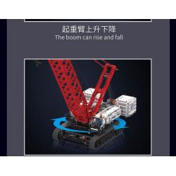 MouldKing 17046 Mould King 17046 CẦN CẨU BÁNH XÍCH WACKER 16000 bộ đồ chơi xếp lắp ráp ghép mô hình Technic WACKER 16000 CRAWER CRANE Kỹ Thuật Công Nghệ Cao Mô Hình Phương Tiện 4494 khối