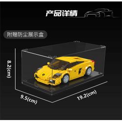 MouldKing 27076 Mould King 27076 LAMBO GALLARDO bộ đồ chơi xếp lắp ráp ghép mô hình Racers Đua Tốc Độ 342 khối