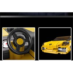 MouldKing 27076 Mould King 27076 LAMBO GALLARDO bộ đồ chơi xếp lắp ráp ghép mô hình Racers Đua Tốc Độ 342 khối