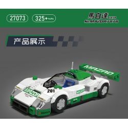 MouldKing 27073 Mould King 27073 XE ĐUA SỨC BỀN MAZDA 787B bộ đồ chơi xếp lắp ráp ghép mô hình Racers Đua Tốc Độ 325 khối