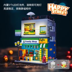 JIESTAR 89117 CỬA HÀNG TIỆN LỢI GIA ĐÌNH bộ đồ chơi xếp lắp ráp ghép mô hình Creator FAMILY SHOP Sáng Tạo 1310 khối