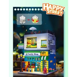 JIESTAR 89117 CỬA HÀNG TIỆN LỢI GIA ĐÌNH bộ đồ chơi xếp lắp ráp ghép mô hình Creator FAMILY SHOP Sáng Tạo 1310 khối