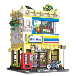 JIESTAR 89116 CỬA HÀNG TIỆN LỢI MINI bộ đồ chơi xếp lắp ráp ghép mô hình Creator MINI SHOP Sáng Tạo 1389 khối