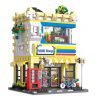 JIESTAR 89116 CỬA HÀNG TIỆN LỢI MINI bộ đồ chơi xếp lắp ráp ghép mô hình Creator MINI SHOP Sáng Tạo 1389 khối