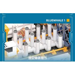JIESTAR JJ9135 9135 GIÀN KHOAN DẦU NGOÀI KHƠI bộ đồ chơi xếp lắp ráp ghép mô hình Creator BLUE WHALE I Sáng Tạo 3271 khối