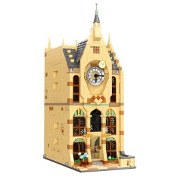 JIESTAR JJ9148 9148 LÂU ĐÀI PHÉP THUẬT THÁP CHUÔNG bộ đồ chơi xếp lắp ráp ghép mô hình Harry Potter MAGIC CASTLE Chú Bé Phù Thủy 1255 khối