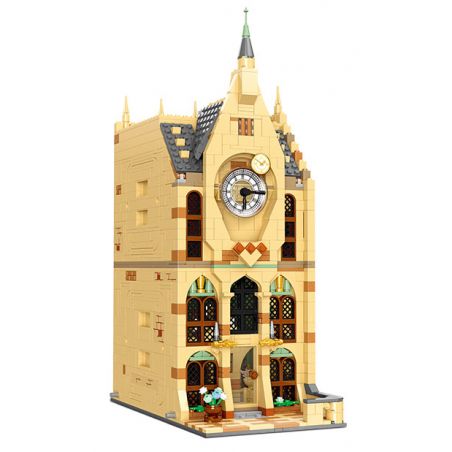 JIESTAR JJ9148 9148 LÂU ĐÀI PHÉP THUẬT THÁP CHUÔNG bộ đồ chơi xếp lắp ráp ghép mô hình Harry Potter MAGIC CASTLE Chú Bé Phù Thủy 1255 khối
