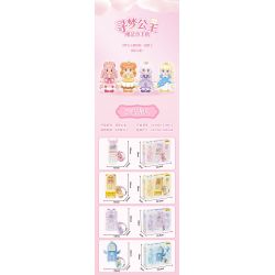 WEKKI 519012 CÔNG CHÚA TRONG MƠ ĐIỆN THOẠI DI ĐỘNG STAR DREAM PRINCESS NHỎ MÀU XANH MA THUẬT bộ đồ chơi xếp lắp ráp ghép mô hình Girl Con Gái