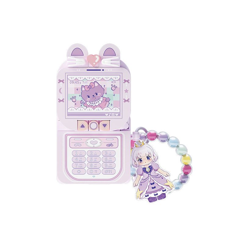 WEKKI 519011 CÔNG CHÚA TRONG MƠ ĐIỆN THOẠI DI ĐỘNG YUNMENG NHỎ MA THUẬT MÀU TÍM bộ đồ chơi xếp lắp ráp ghép mô hình Girl Con Gái