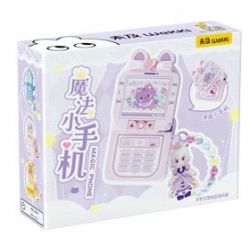 WEKKI 519011 CÔNG CHÚA TRONG MƠ ĐIỆN THOẠI DI ĐỘNG YUNMENG NHỎ MA THUẬT MÀU TÍM bộ đồ chơi xếp lắp ráp ghép mô hình Girl Con Gái