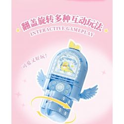 WEKKI 519011 CÔNG CHÚA TRONG MƠ ĐIỆN THOẠI DI ĐỘNG YUNMENG NHỎ MA THUẬT MÀU TÍM bộ đồ chơi xếp lắp ráp ghép mô hình Girl Con Gái