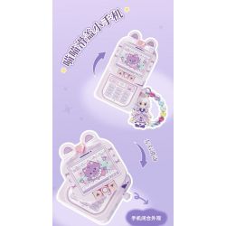 WEKKI 519011 CÔNG CHÚA TRONG MƠ ĐIỆN THOẠI DI ĐỘNG YUNMENG NHỎ MA THUẬT MÀU TÍM bộ đồ chơi xếp lắp ráp ghép mô hình Girl Con Gái