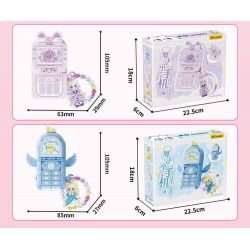 WEKKI 519011 CÔNG CHÚA TRONG MƠ ĐIỆN THOẠI DI ĐỘNG YUNMENG NHỎ MA THUẬT MÀU TÍM bộ đồ chơi xếp lắp ráp ghép mô hình Girl Con Gái