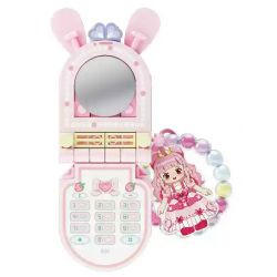 WEKKI 519009 CÔNG CHÚA TRONG MƠ ĐIỆN THOẠI NGỌT NGÀO NHỎ MÀU HỒNG MA THUẬT bộ đồ chơi xếp lắp ráp ghép mô hình Girl Con Gái