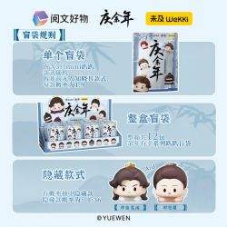 WEKKI 518100 KỶ NIỆM HƠN MỘT NĂM CÁC BẠN NHỎ ĐÁNG YÊU MAY MẮN SỐNG TRONG TÚI MÙ bộ đồ chơi xếp lắp ráp ghép mô hình Movie & Game Phim Và Trò Chơi