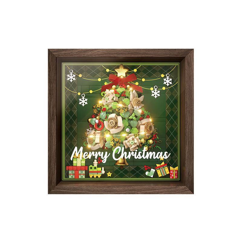 WEKKI 516159 CHỈ DÀNH CHO GIÁNG SINH HIỂN THỊ CỬA SỔ bộ đồ chơi xếp lắp ráp ghép mô hình Creator Sáng Tạo