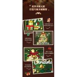 WEKKI 516159 CHỈ DÀNH CHO GIÁNG SINH HIỂN THỊ CỬA SỔ bộ đồ chơi xếp lắp ráp ghép mô hình Creator Sáng Tạo