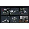 KOZOSHA 2216 MÁY BAY TRỰC THĂNG CHỐNG CHÁY NỔ bộ đồ chơi xếp lắp ráp ghép mô hình Military Army HELICOPTER Quân Sự Bộ Đội 832 khối