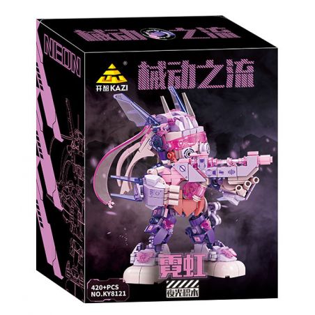 Kazi KY8121 8121 DÒNG CƠ HỌC ĐÈN NEON PHÁT SÁNG bộ đồ chơi xếp lắp ráp ghép mô hình 420 khối