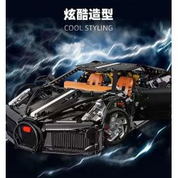 LEIMAO H1123 1123 ÂM THANH CỦA ĐÊM TỐI 1:10 bộ đồ chơi xếp lắp ráp ghép mô hình Technic Kỹ Thuật Công Nghệ Cao Mô Hình Phương Tiện 1949 khối