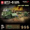 QuanGuan 100289 Quan Guan 100289 XE TĂNG THẾ CHIẾN II MÁY KÉO HẠNG TRUNG STZ-5 bộ đồ chơi xếp lắp ráp ghép mô hình Military Army STZ-5 MEDIUM TRACTOR Quân Sự Bộ Đội 733 khối
