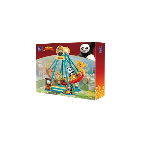 PANTASY 86516 CUỘC PHIÊU LƯU CỦA KUNG FU PANDA CON TÀU CƯỚP BIỂN bộ đồ chơi xếp lắp ráp ghép mô hình Movie & Game Phim Và Trò Chơi 500 khối