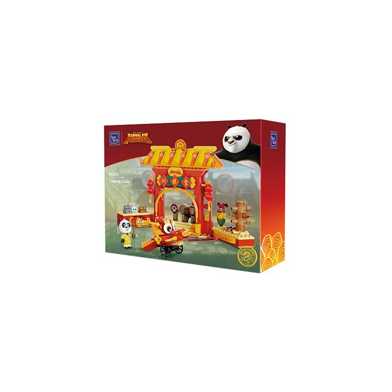 PANTASY 86515 CUỘC PHIÊU LƯU CỦA KUNG FU PANDA TRẠI HUẤN LUYỆN bộ đồ chơi xếp lắp ráp ghép mô hình Movie & Game Phim Và Trò Chơi 500 khối