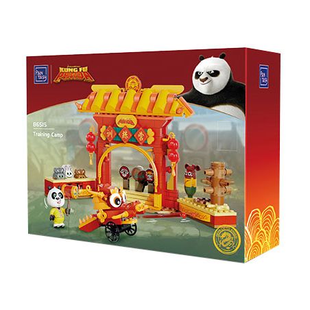 PANTASY 86515 CUỘC PHIÊU LƯU CỦA KUNG FU PANDA TRẠI HUẤN LUYỆN bộ đồ chơi xếp lắp ráp ghép mô hình Movie & Game Phim Và Trò Chơi 500 khối