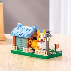 LOZ 1256 CORGI bộ đồ chơi xếp lắp ráp ghép mô hình 534 khối