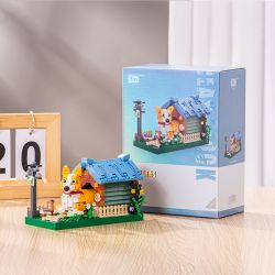 LOZ 1256 CORGI bộ đồ chơi xếp lắp ráp ghép mô hình 534 khối