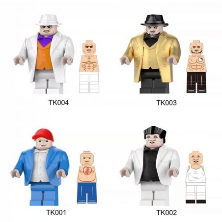 NONE TK001 TK002 TK003 TK004 4 LOẠI NHÂN VẬT NGƯỜI LỚN bộ đồ chơi xếp lắp ráp ghép mô hình Collectable Minifigures Búp Bê Sưu Tầm