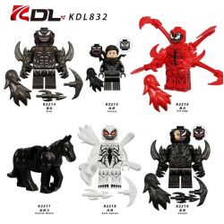 KDL K2218 2218 K2219 2219 832 K2214 2214 K2215 2215 K2216 2216 K2217 2217 NỌC ĐỘC 6 NHÂN VẬT NHỎ bộ đồ chơi xếp lắp ráp ghép mô hình Super Heroes VENOM Siêu Nhân Anh Hùng