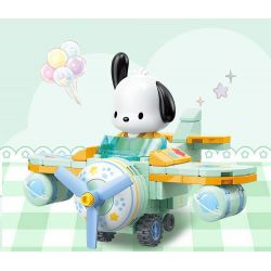 TOP TOY TC1724 1724 GIA ĐÌNH SANRIO MÔ HÌNH HẠM ĐỘI 6 NHỎ ĐÁNG NGẠC NHIÊN bộ đồ chơi xếp lắp ráp ghép mô hình Movie & Game SANRIO CHARACTERS Phim Và Trò Chơi