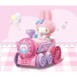 TOP TOY TC1724 1724 GIA ĐÌNH SANRIO MÔ HÌNH HẠM ĐỘI 6 NHỎ ĐÁNG NGẠC NHIÊN bộ đồ chơi xếp lắp ráp ghép mô hình Movie & Game SANRIO CHARACTERS Phim Và Trò Chơi