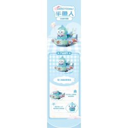 TOP TOY TC1724 1724 GIA ĐÌNH SANRIO MÔ HÌNH HẠM ĐỘI 6 NHỎ ĐÁNG NGẠC NHIÊN bộ đồ chơi xếp lắp ráp ghép mô hình Movie & Game SANRIO CHARACTERS Phim Và Trò Chơi