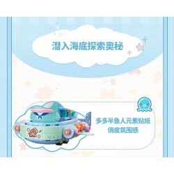 TOP TOY TC1724 1724 GIA ĐÌNH SANRIO MÔ HÌNH HẠM ĐỘI 6 NHỎ ĐÁNG NGẠC NHIÊN bộ đồ chơi xếp lắp ráp ghép mô hình Movie & Game SANRIO CHARACTERS Phim Và Trò Chơi