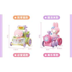 TOP TOY TC1724 1724 GIA ĐÌNH SANRIO MÔ HÌNH HẠM ĐỘI 6 NHỎ ĐÁNG NGẠC NHIÊN bộ đồ chơi xếp lắp ráp ghép mô hình Movie & Game SANRIO CHARACTERS Phim Và Trò Chơi