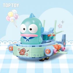 TOP TOY TC1724 1724 GIA ĐÌNH SANRIO MÔ HÌNH HẠM ĐỘI 6 NHỎ ĐÁNG NGẠC NHIÊN bộ đồ chơi xếp lắp ráp ghép mô hình Movie & Game SANRIO CHARACTERS Phim Và Trò Chơi