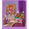 WEKKI 506195 HỘP KHO BÁU ÂM NHẠC NGÀY XỬA XƯA CUỘC HẸN CỦA RAPUNZEL bộ đồ chơi xếp lắp ráp ghép mô hình MUSIC TREASURE BOX TRESSES OF ROMANCE