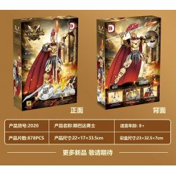 DK 2020 CHIẾN BINH SPARTAN bộ đồ chơi xếp lắp ráp ghép mô hình Historical SPARTAN WARRIORS 878 khối