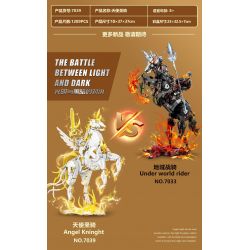 DK 7039 HIỆP SĨ THIÊN THẦN bộ đồ chơi xếp lắp ráp ghép mô hình ANGEL KNIGHT 1289 khối