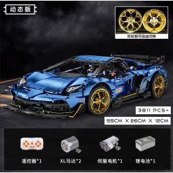 SHARP MODEL JIMU LIANGPIN 10520 non  MANNIU SVJ tỷ lệ 1:8 bộ đồ chơi xếp lắp ráp ghép mô hình 3811 khối