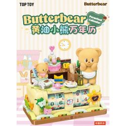 TOP TOY TC2059 2059 LỊCH VẠN NIÊN GẤU BƠ bộ đồ chơi xếp lắp ráp ghép mô hình BUTTERBEAR PERPETUAL CALENDAR 350 khối