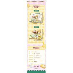 TOP TOY TC2059 2059 LỊCH VẠN NIÊN GẤU BƠ bộ đồ chơi xếp lắp ráp ghép mô hình BUTTERBEAR PERPETUAL CALENDAR 350 khối