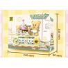 TOP TOY TC2059 2059 LỊCH VẠN NIÊN GẤU BƠ bộ đồ chơi xếp lắp ráp ghép mô hình BUTTERBEAR PERPETUAL CALENDAR 350 khối