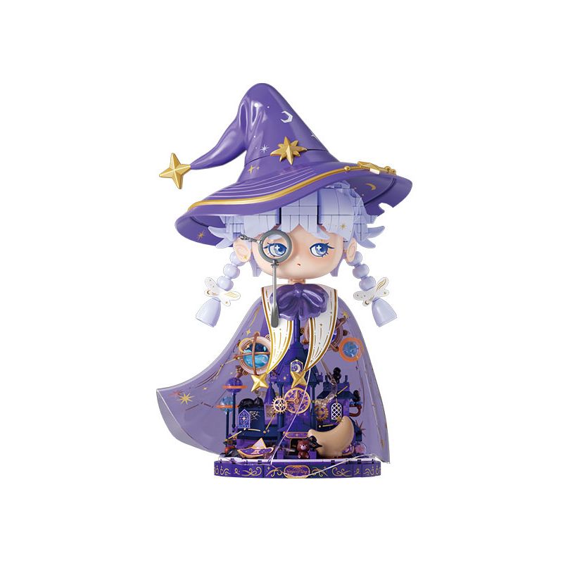 WEKKI 506196 NGÀY XỬA XƯA PHÙ THỦY TRONG MƠ bộ đồ chơi xếp lắp ráp ghép mô hình THE DREAM WITCH REVI